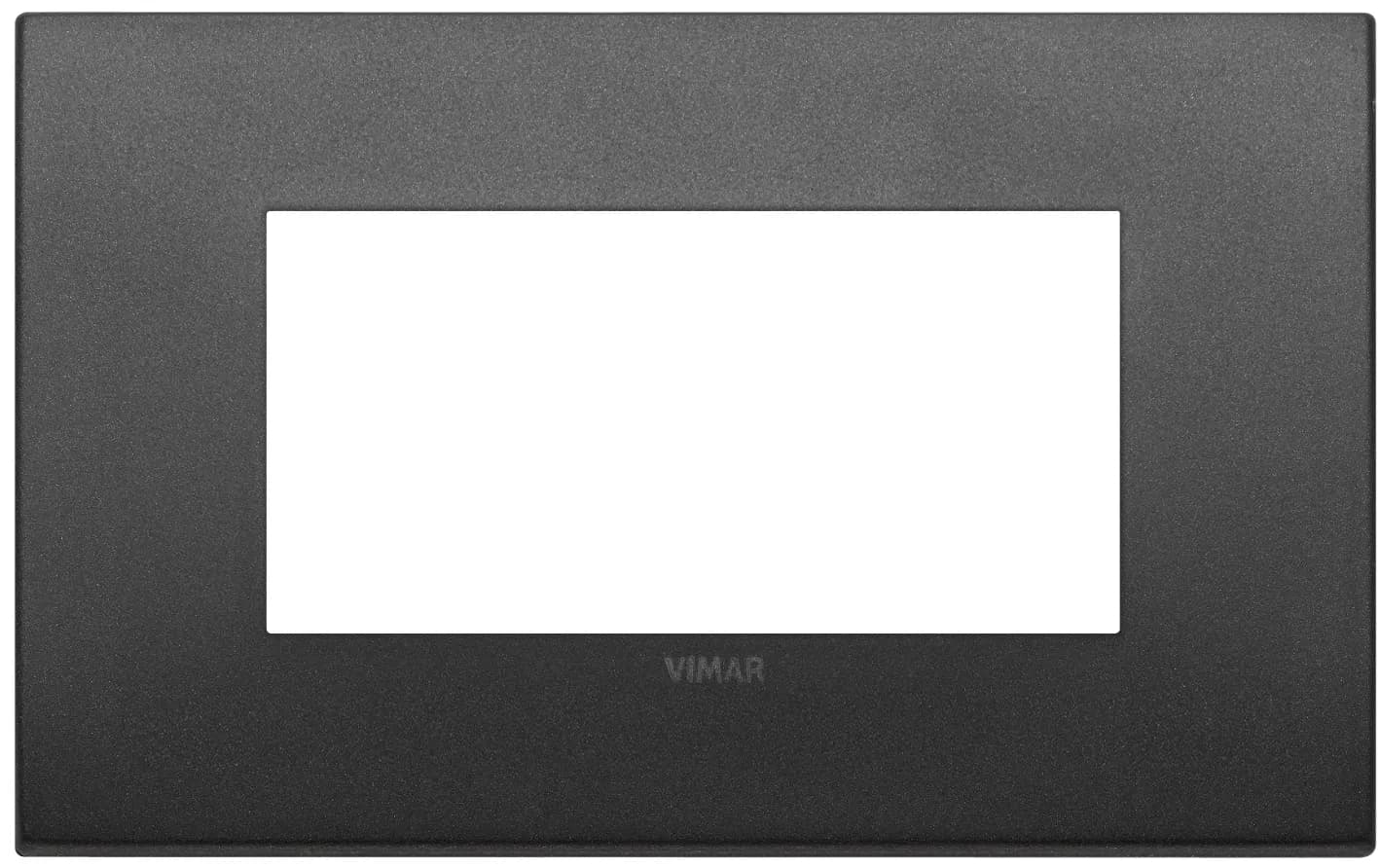 Plate: Metal Matte Anthracite 4M, Square, Arke product image