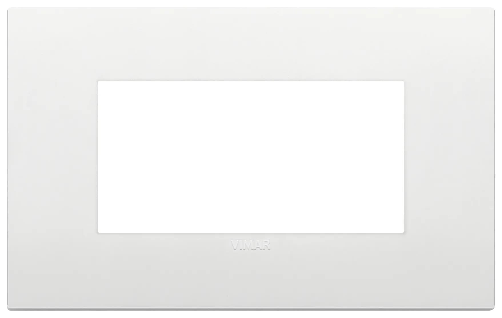 Arké 4M cover plate technopolymer white Arké 4-Module Technopolymer White product image