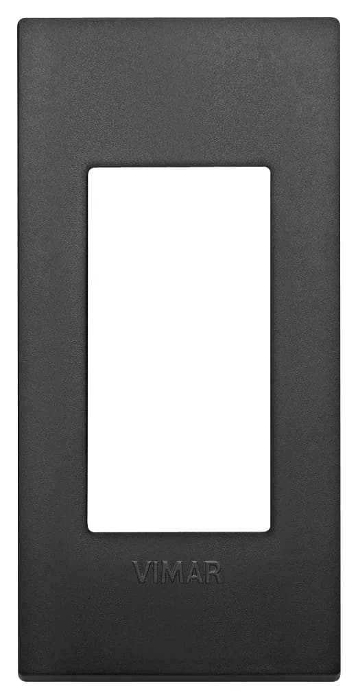 Arke: 1-Module Panel Mount Classic Cover Plate Technopolymer, Black product image