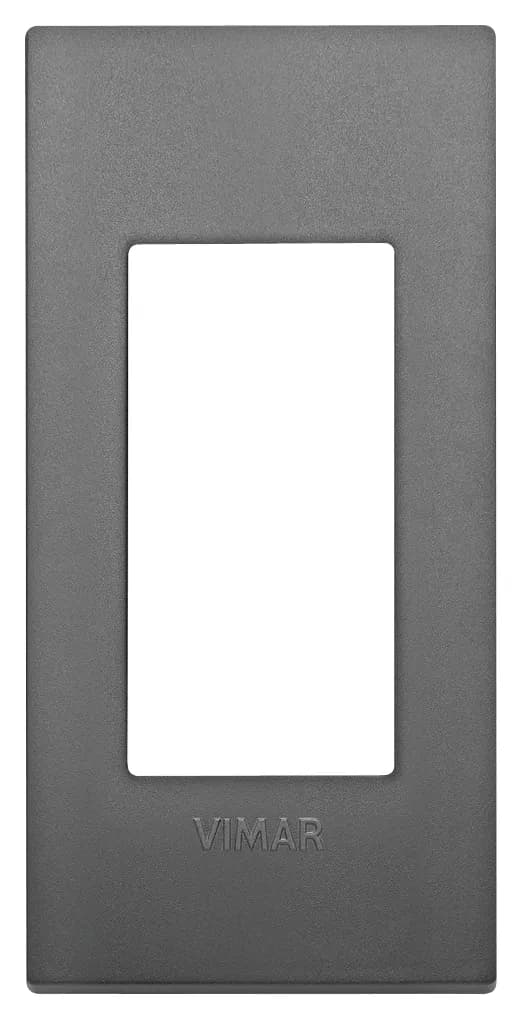 Cover Plate: Technopolymer, Grey 1M, Panel Mount, Arke product image