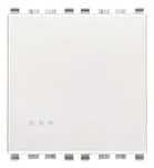 Eikon 1-Way Switch, 1P/1T, 16A-250V Illuminable, 2 Module, White product image
