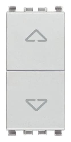 Eikon Interlocked Momentary Push-Button Switches, 1P/NO + 1P/NO, 10A/250V, with Arrows, 1M, Next product image