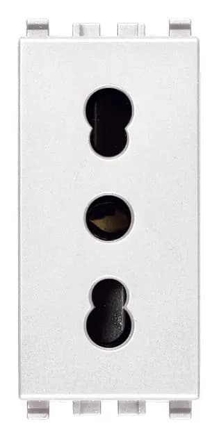 Eikon Italian Outlet, P17-11, 2P+E 16A/250V, Sicury, White product image