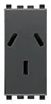Eikon Argentinian Outlet, 2P+E, 10A-250V SICURY, 1 Module, Grey product image