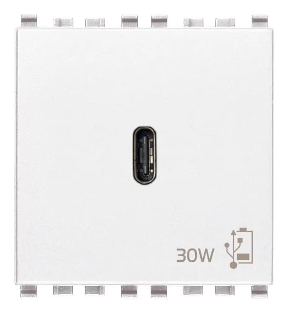 USB-C Power Supply, 30W, 120-240V White, 2M, Eikon product image