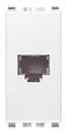 Eikon RJ11 Phone Jack, 6-Pos/4-Cond, 1M, White *Surcharge may apply if buying <20 product image