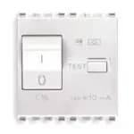 Eikon RCBO, 1P+N, 16A-120/230V, I?n 10 mA 2 Module, White product image