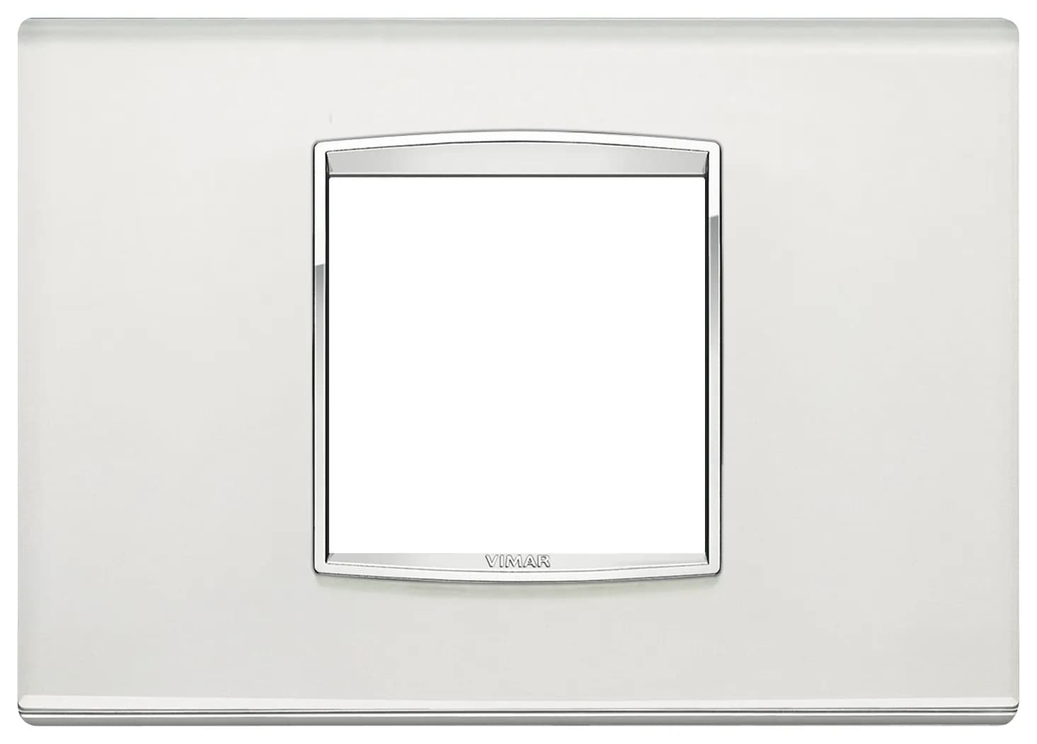 Plate: Glass Crystal Silver Mirror 2M Central, Eikon product image