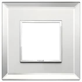 Eikon Evo Plate, Silver Ice Glass, 2 Module product image