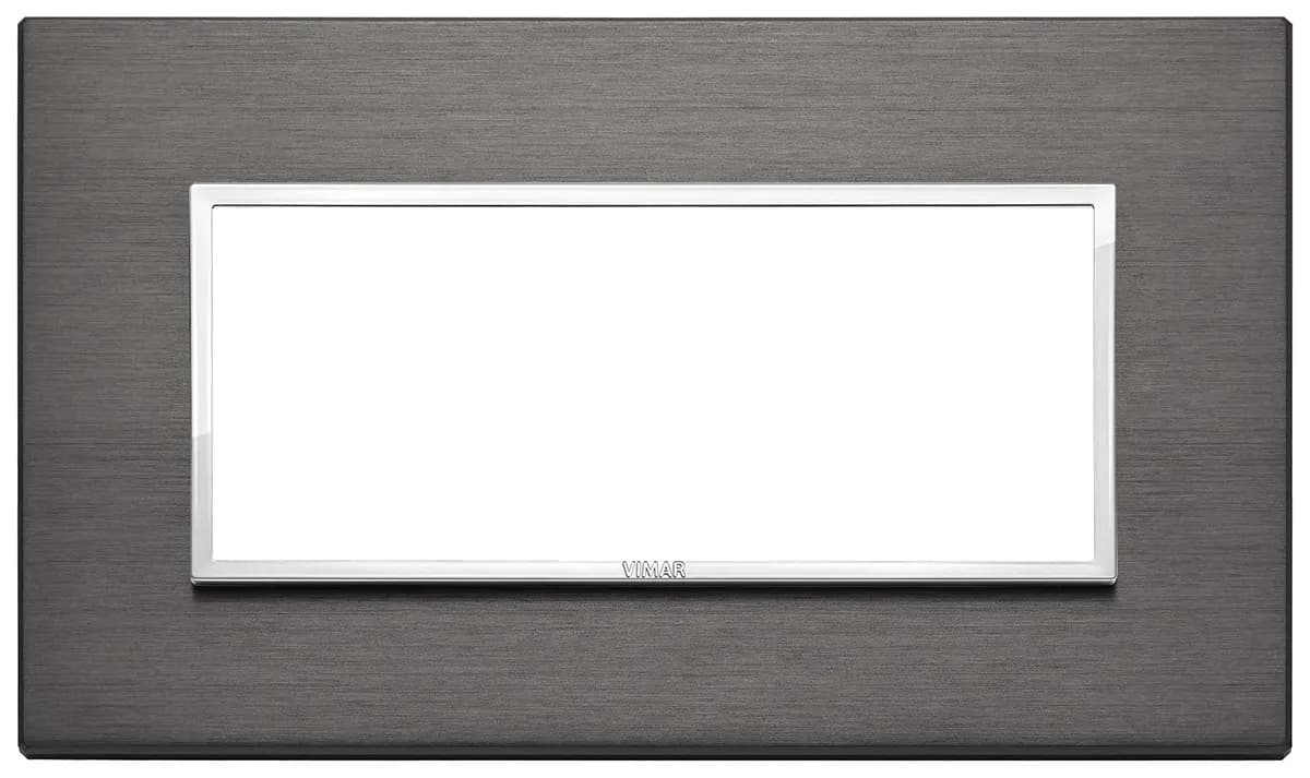 Eikon: Evo British Standard Cover Plate, Lava Grey Aluminum, 5 Module product image