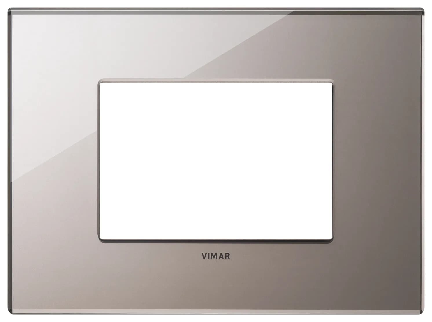 Cover plate: Mirror Glass, Crystal Shiny Bronze, Eikon Exe, 3M product image