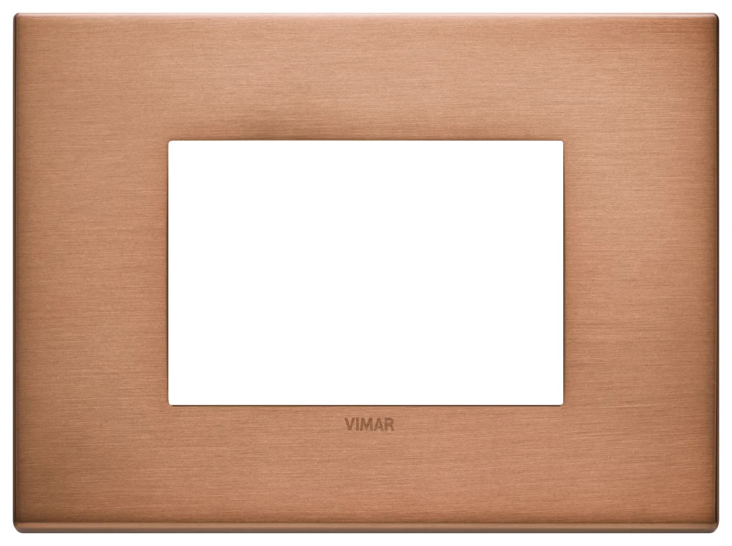 Cover plate: Metal, Brushed Copper Eikon Exe, 3M product image