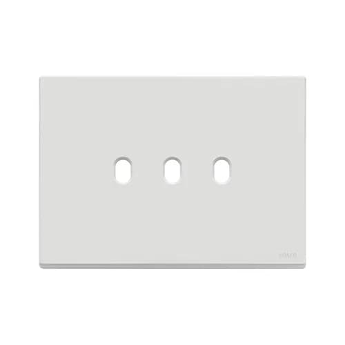 Eikon EXE Vintage Cover Plate 3Mx3 Metal, Matte White product image