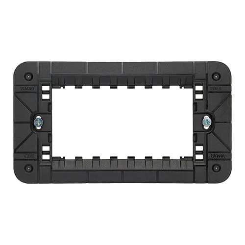 Linea 4M mounting frame, with screws for 4-module mounting boxes product image