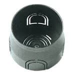 MOUNTING BOX: 1-2M FLUSH-MNT ROUND, BLACK product image