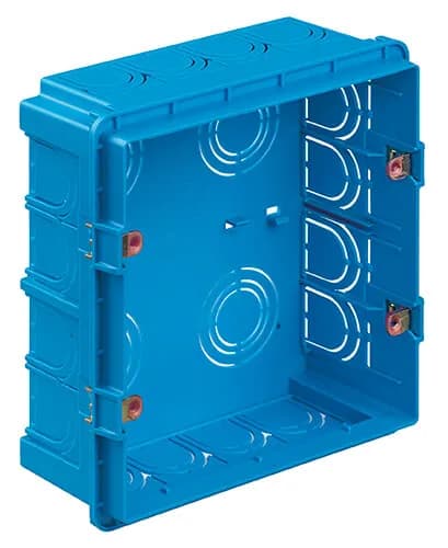 MOUNTING BOX: 8M FLUSH-MNT SQUARE, BLUE product image