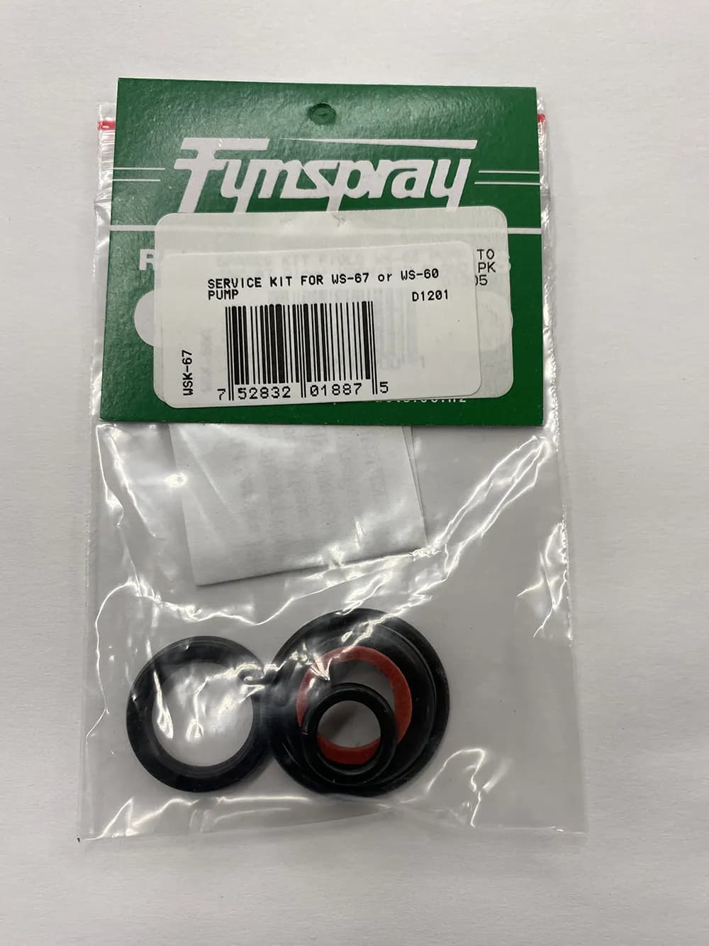 Service Kit for WS-67 and WS-60 Pumps 