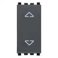 EIKON: 2P 2-WAY PUSH BUTTON, W/ ARROWS CUSTOM, GREY product image