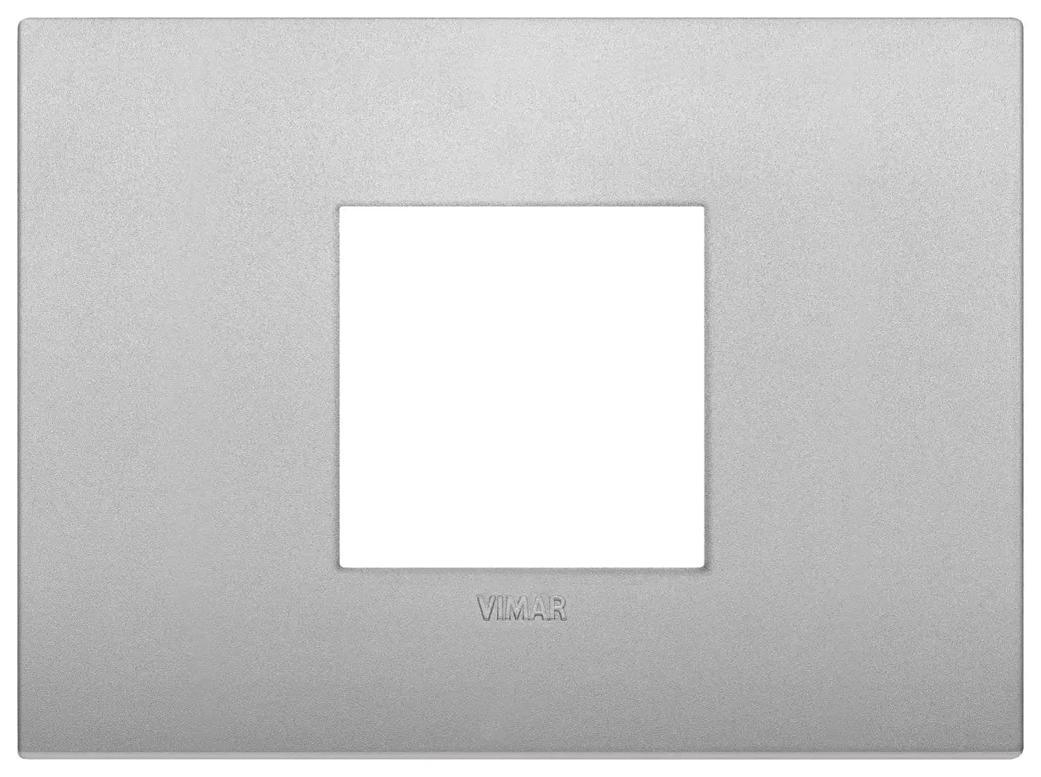 ARKE: COVER PLATE 2-CENTRAL-M TECHNOPOLYMER, MATT SILVER product image