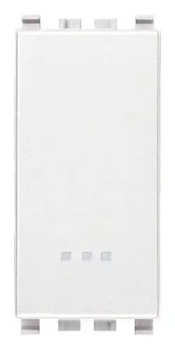 EIKON: 1P 10AX 2-WAY SWITCH SCREWLESS WHITE product image