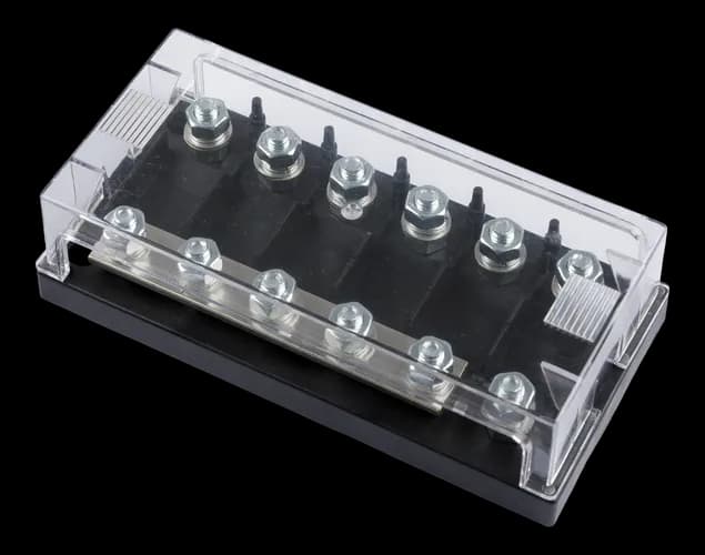 Victron 6-Way Fuseholder (for Mega Fuse) w/Busbar, 250A