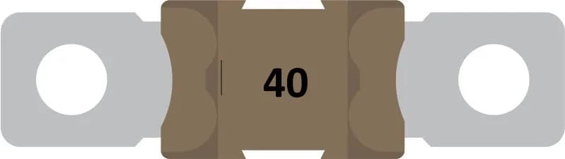 MEGA-fuse 40A/80V (package of 5) product image