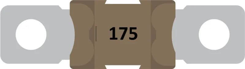 MEGA-fuse 175A/80V (package of 5) product image