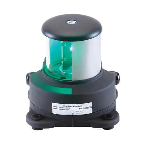 DHR60 All-Round Green LED, Base-Mount, Black, 24V (4.2W), 2NM, IP66, 360° product image