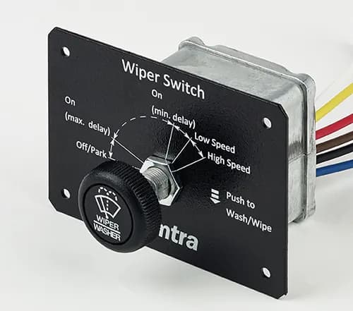 KIT:  Combination Switch for One Wiper with Panel, 12v product image