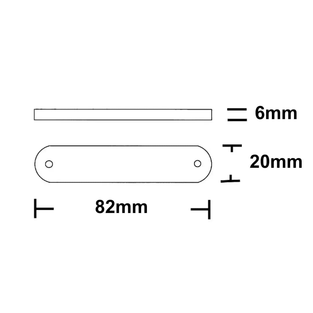 LED Step Downlight, 20-30VDC, IP65 Pol Stainless Steel, Courtesy Light, Red LED, 0.3W