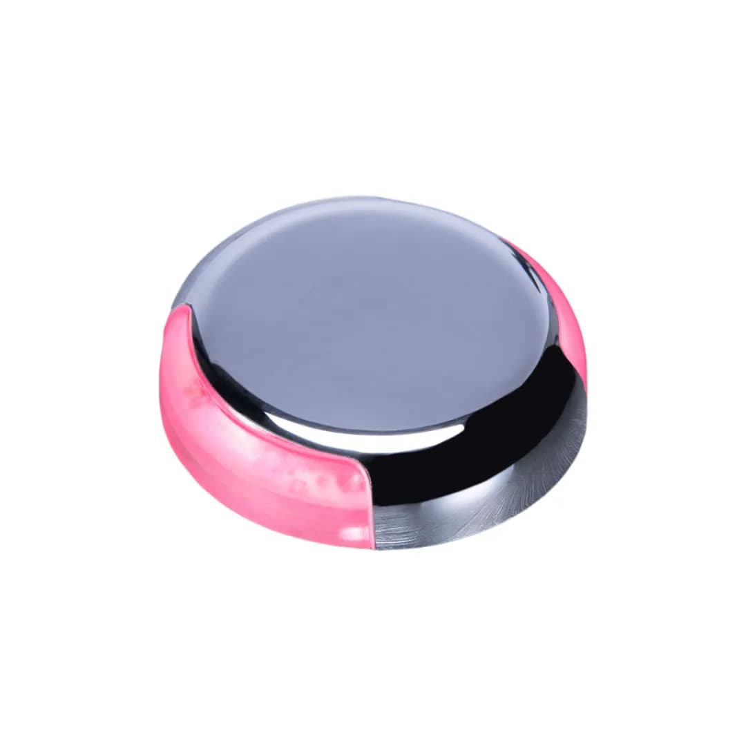 F-23 LED, Chrome, Red, 10-30VDC Surface-Mount Courtesy product image