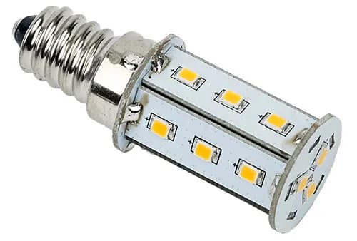 Tower LED Bulb, E14, 10-30VDC, Warm Omnidirectional, 18 x LED, Bulk Pkg product image