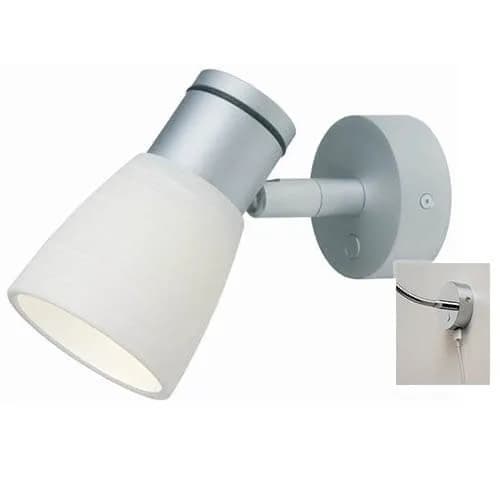 Munich, Matte Chrome w/White Glass Shade & USB, Dimmer, Warm product image