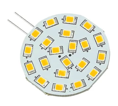 "Corona" LED Replacement Bulb, Cool White 10-30VDC (3.0W), G4 Socket, Side Pin product image