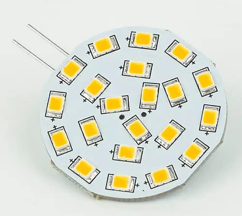 Corona G4 LED Bulb, Side-Pin, Warm White 10-30VDC, 21xLED, Bulk Packaging product image