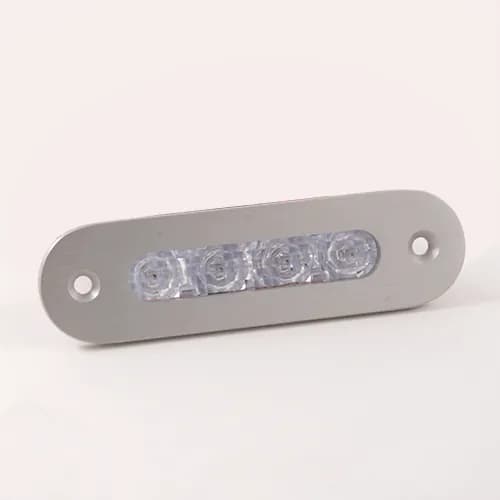 LED Courtesy Light 1039 Series 24V Titan Aluminum, Red Light product image