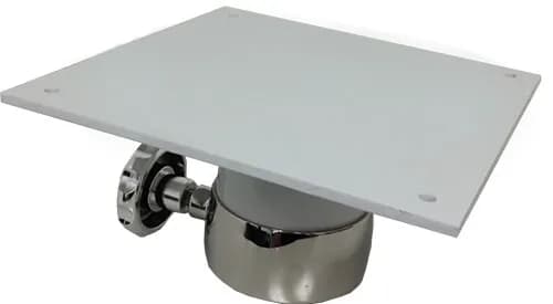 Top Flange for 2060-XXX, with Clamp 10mm Holes, Polished Clamp product image
