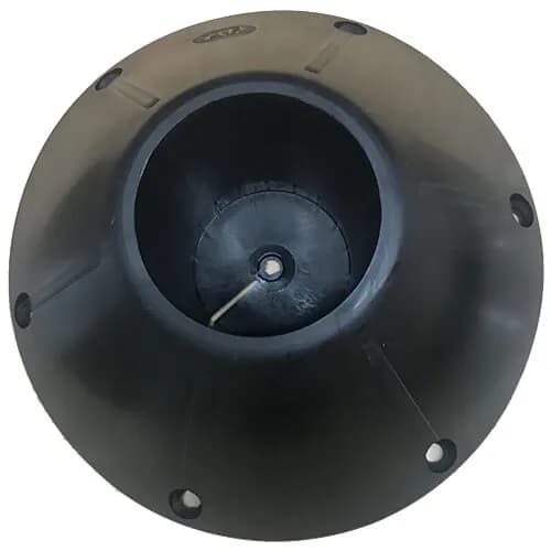 TOP FLANGE FOR 65MM COLUMN TAPERED (NS2060-XXX), BLACK product image