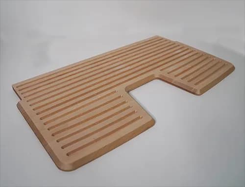 Wood insert for fold down foot rest, 1600, Birch product image
