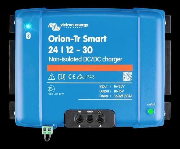 Orion-Tr Smart DC-DC Charger 24/12V-30A (360W), Non-isolated product image