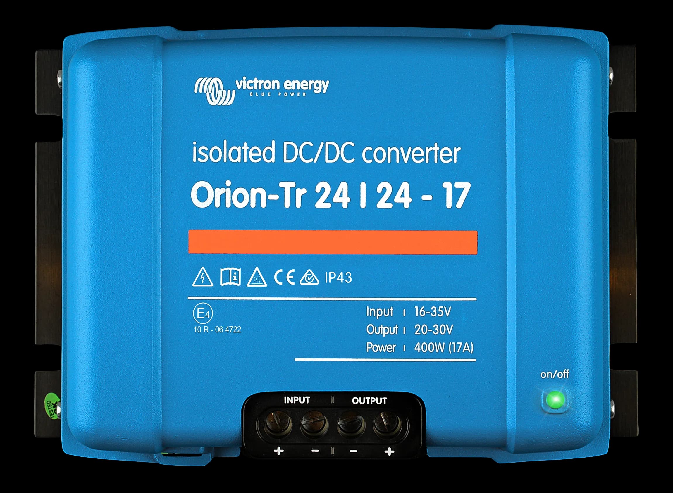 Orion-Tr DC-DC Converter 24/24V-17A (400W), Isolated product image