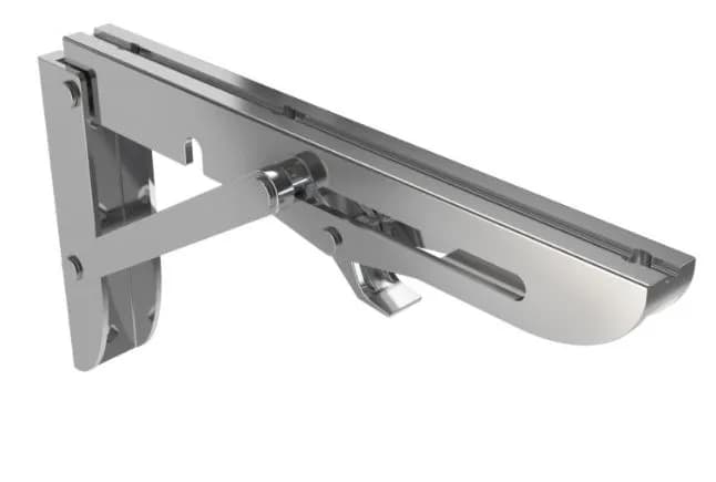 Heavy Duty Folding Bracket, Polished Finished Acid proof stainless steel (AISI316) product image
