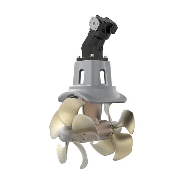 Thruster, hydraulic, 700 kg thrust/412 mm tunnel 75cc piston motor, CR Bronze Q-props/oil fed leg product image