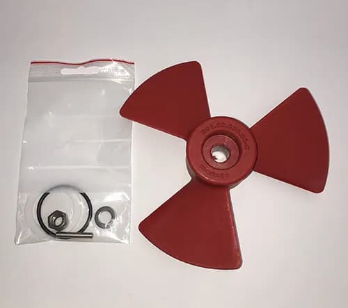 Propeller Kit (Red Prop) for External Thruster Used on EX55C,70C,75S,95S,180D product image