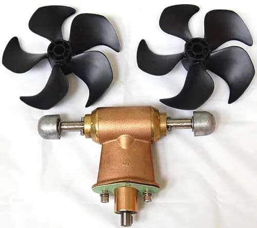 Gear Leg Assembly, sealed incl. propeller & anodes used on SE130/SP125, Sealed Version