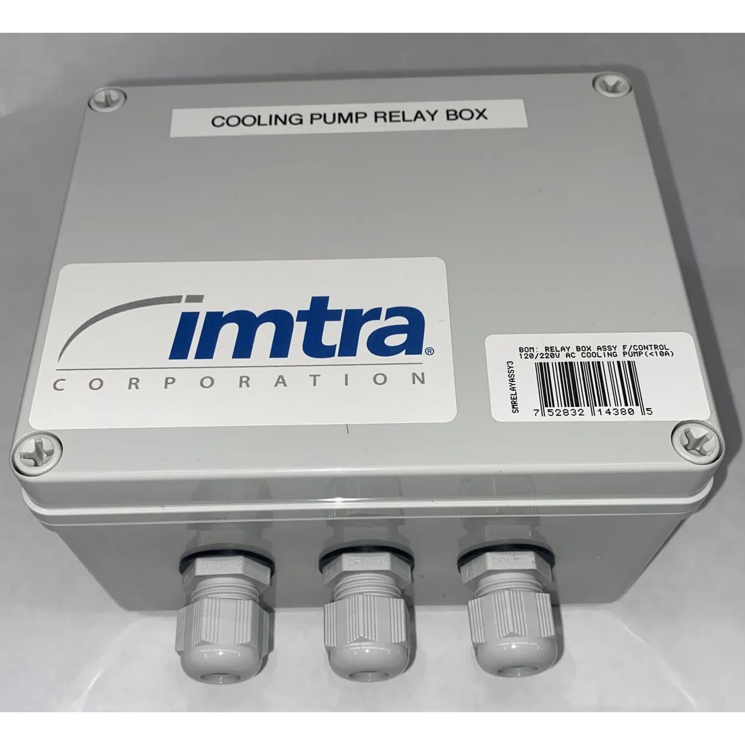 Relay Box Assembly For Control of 120/220VAC Cooling Pump product image