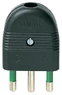 PLUG: ITALIAN, 2P+E, 16A/250V (S17) SICURY, BLACK product image