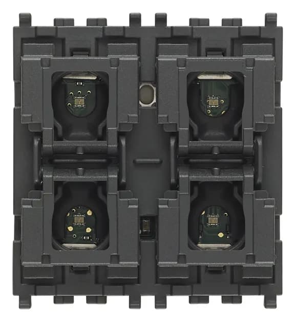 Vimar: Domotics 4-button Home automation, RGB LED, 2M, Eikon/Arke/Plana half-but product image