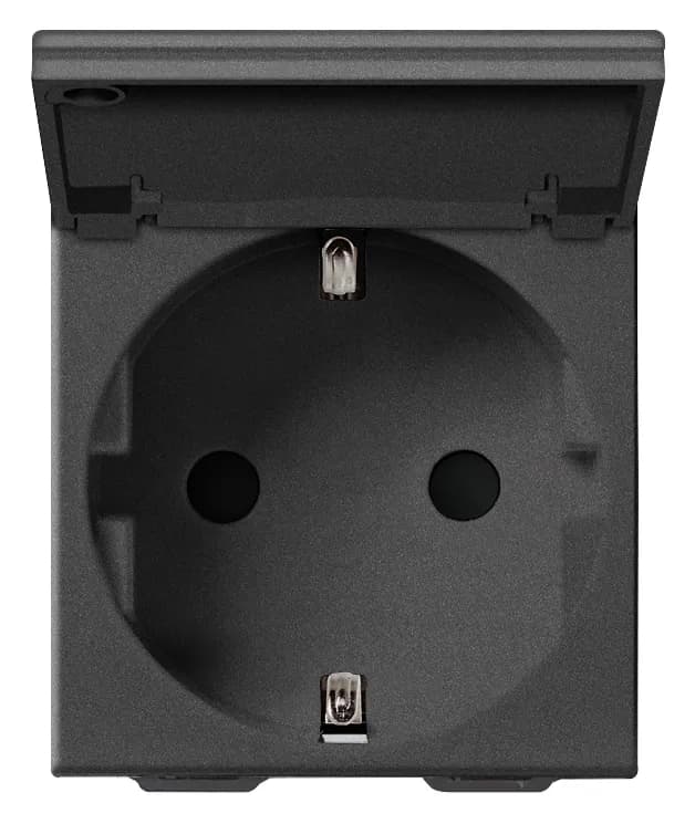 Outlet: Vimar Neve Up, German, w/Cover, 2M, Grey, Eikon, 250V product image