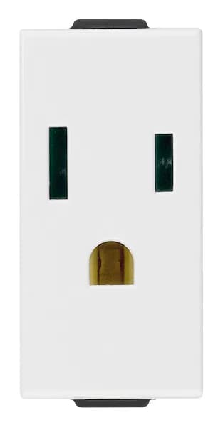 Neve Up 2P+E 15A USA/Saudi Outlet White 2P+E 15 A 127 V outlet, USA / Saudi Arabian white product image